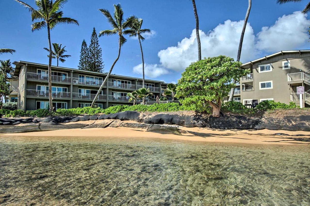 Waipouli Beachfront Condo With Balcony And Ocean Views Kapa'a Exterior photo